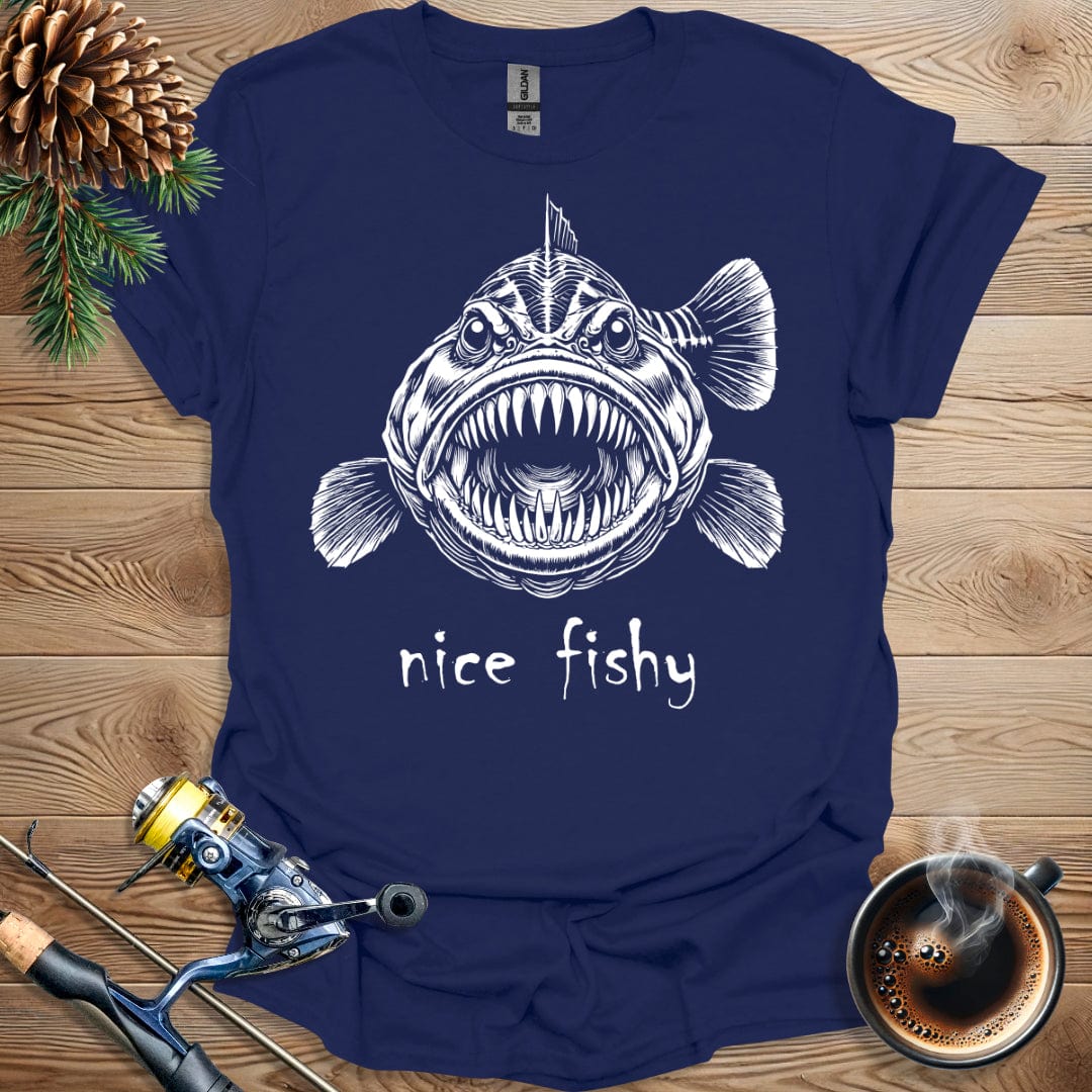 Printify T-Shirt Nice Fishy T-Shirt