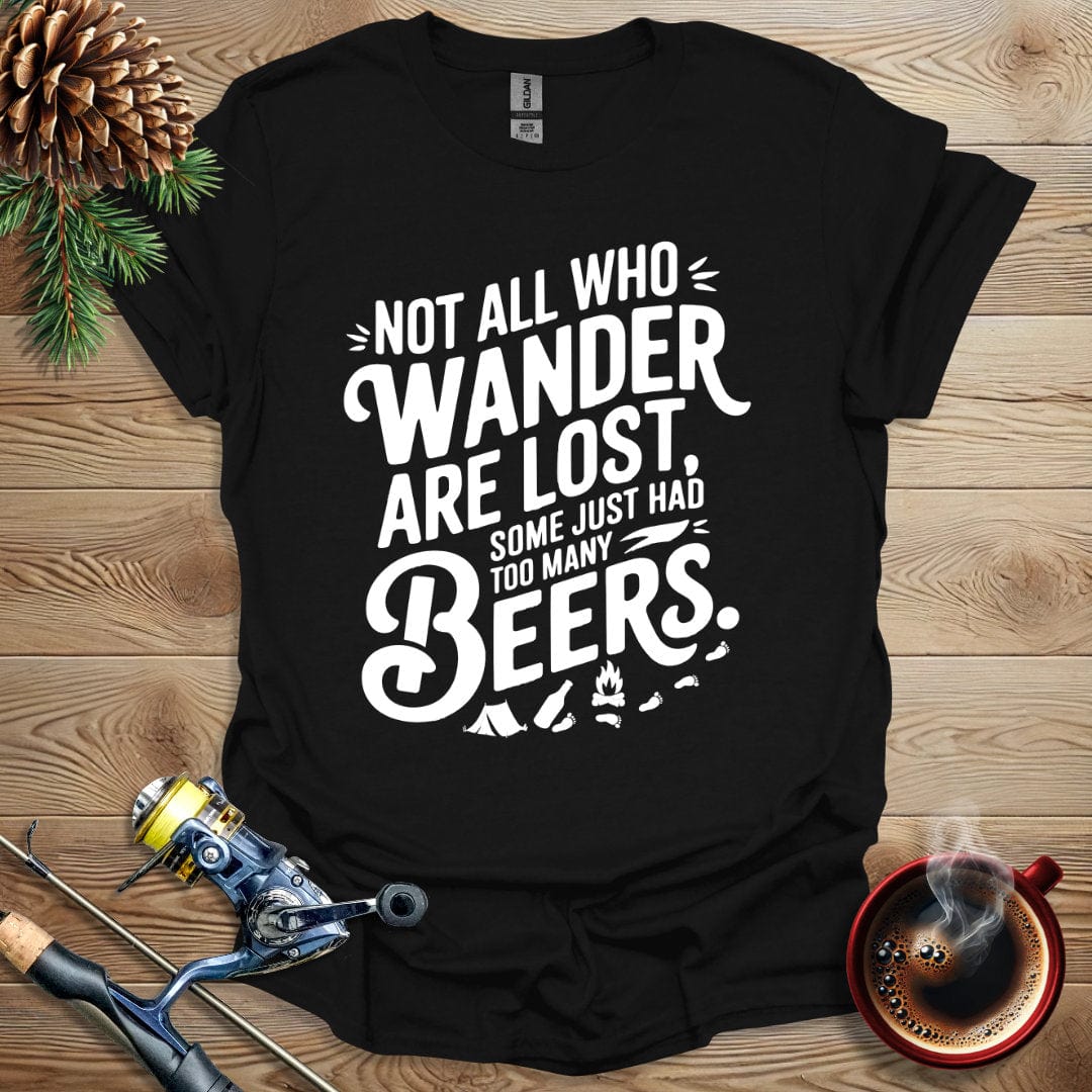 Printify T-Shirt Not All Who Wander Are Lost T-Shirt