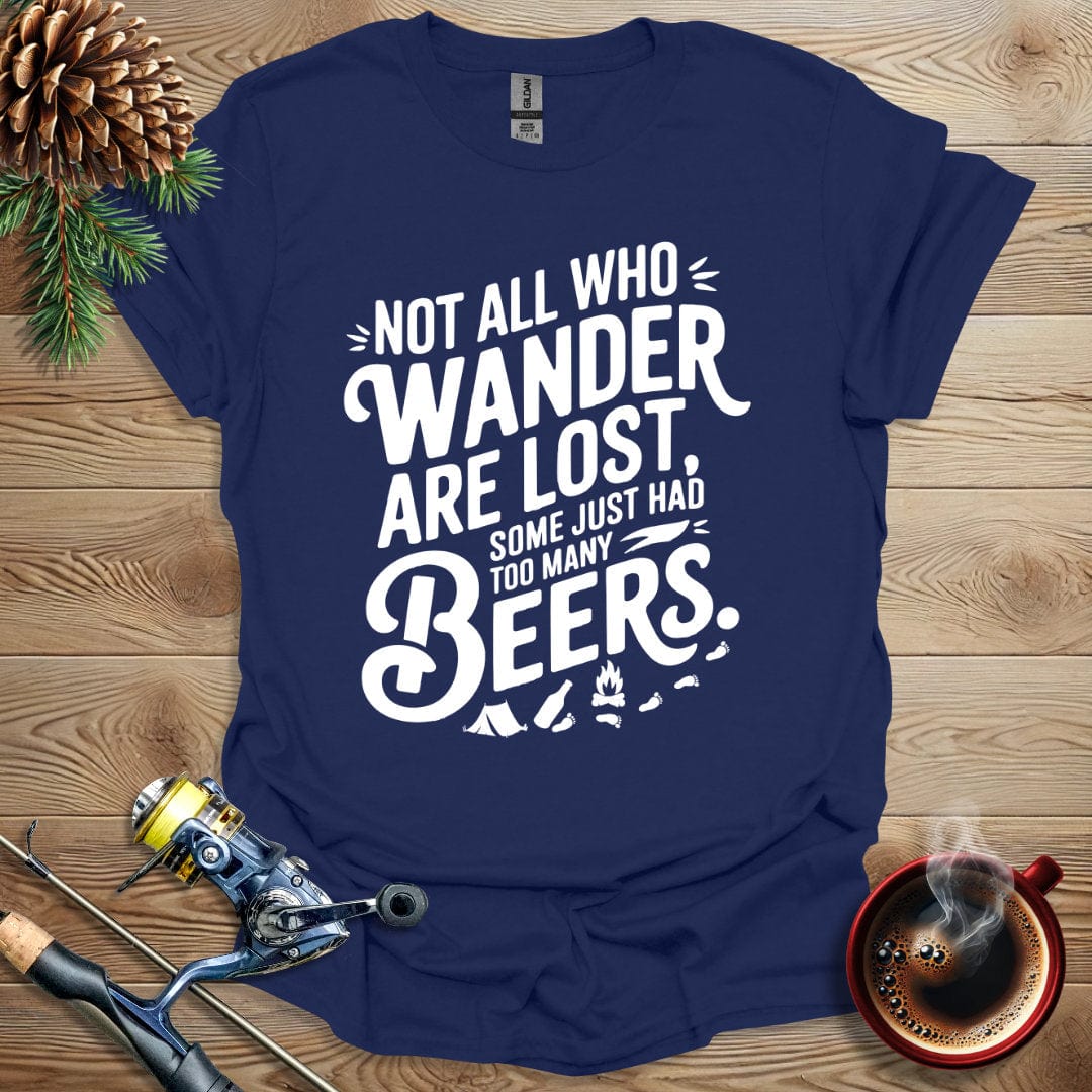 Printify T-Shirt Not All Who Wander Are Lost T-Shirt