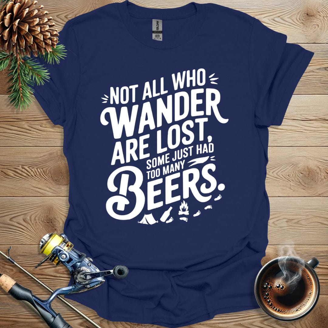 Printify T-Shirt Not All Who Wander Are Lost T-Shirt