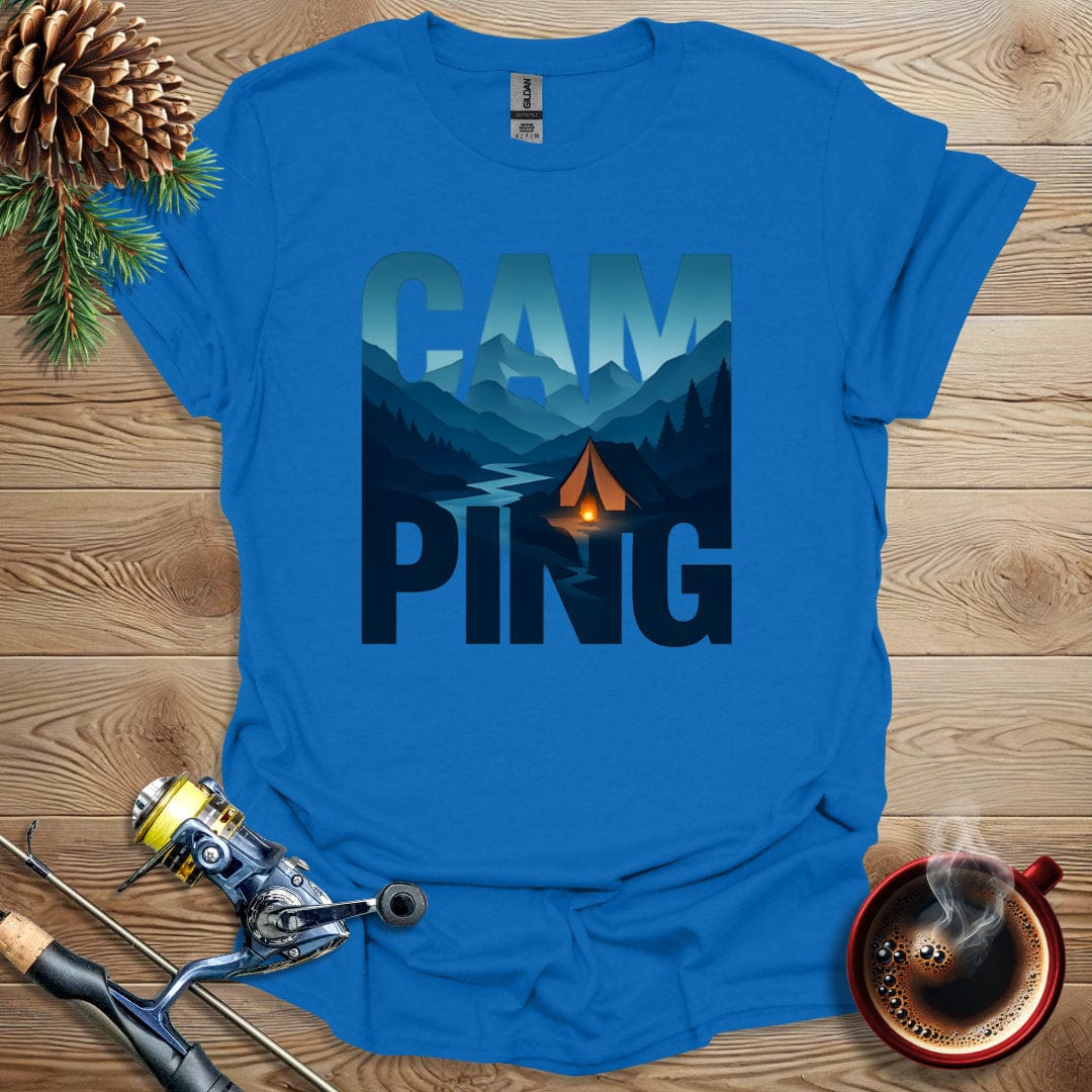 Printify T-Shirt Royal / S Cam-Ping T-Shirt