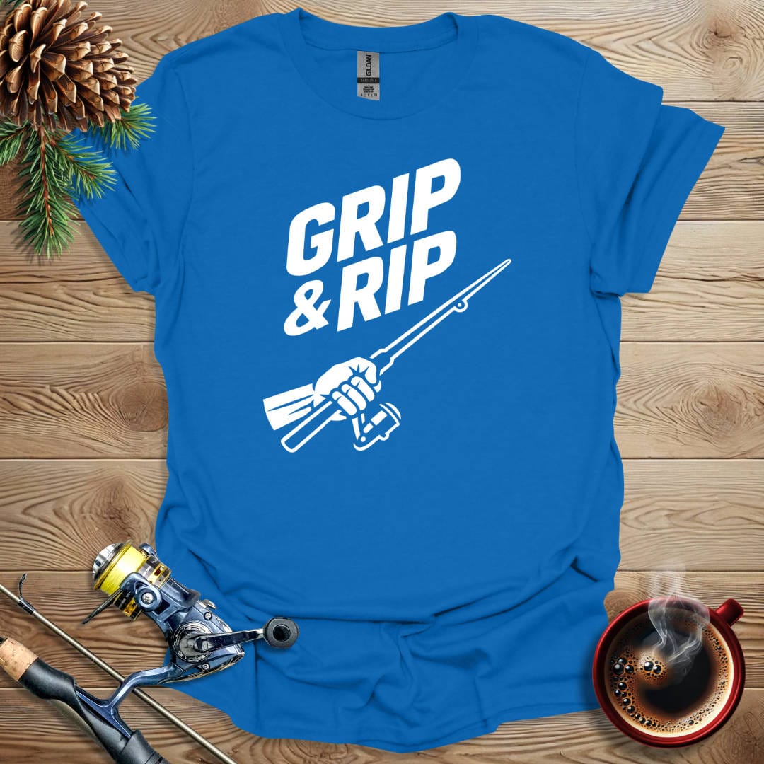Printify T-Shirt Royal / S Grip & Rip T-Shirt