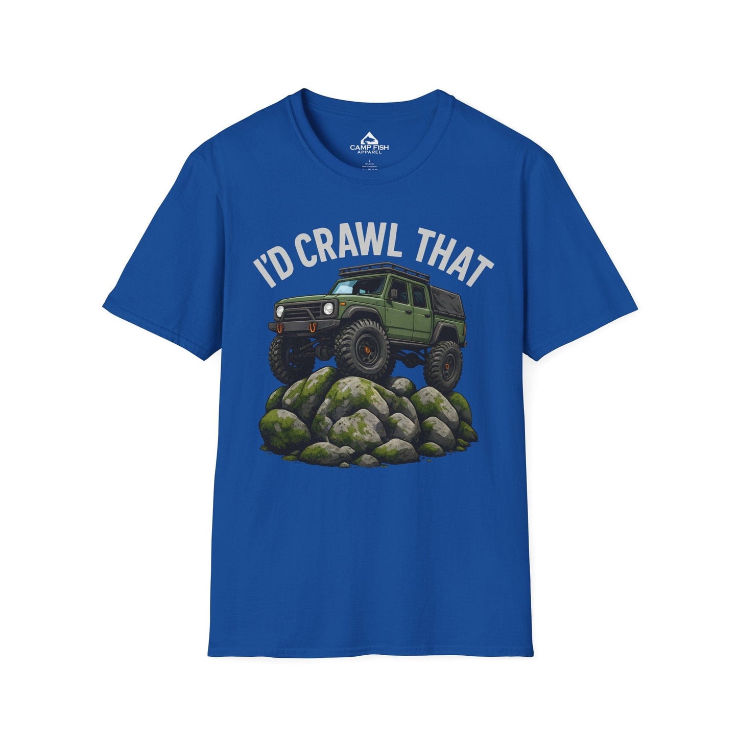 Printify T-Shirt Royal / S I'd Crawl That - Rocks T-Shirt
