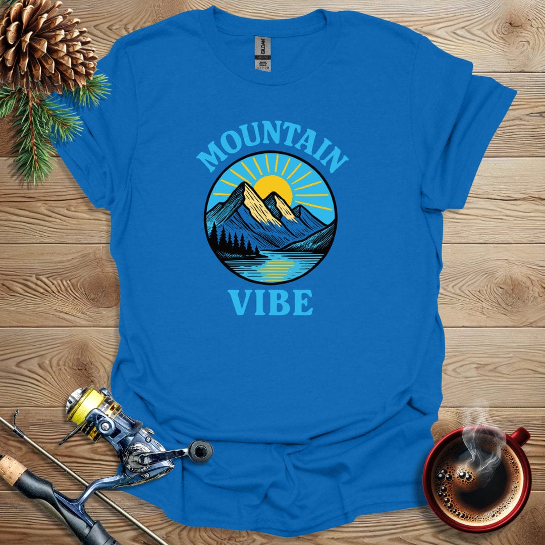 Printify T-Shirt Royal / S Mountain Vibe T-Shirt