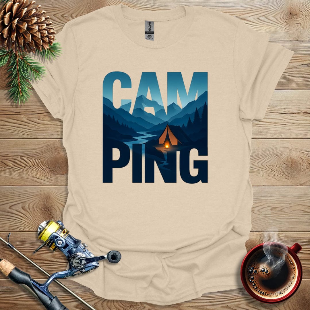 Printify T-Shirt Sand / S Cam-Ping T-Shirt