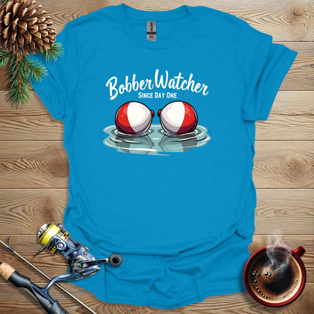Printify T-Shirt Sapphire / S Bobber Watcher - Since Day One T-Shirt