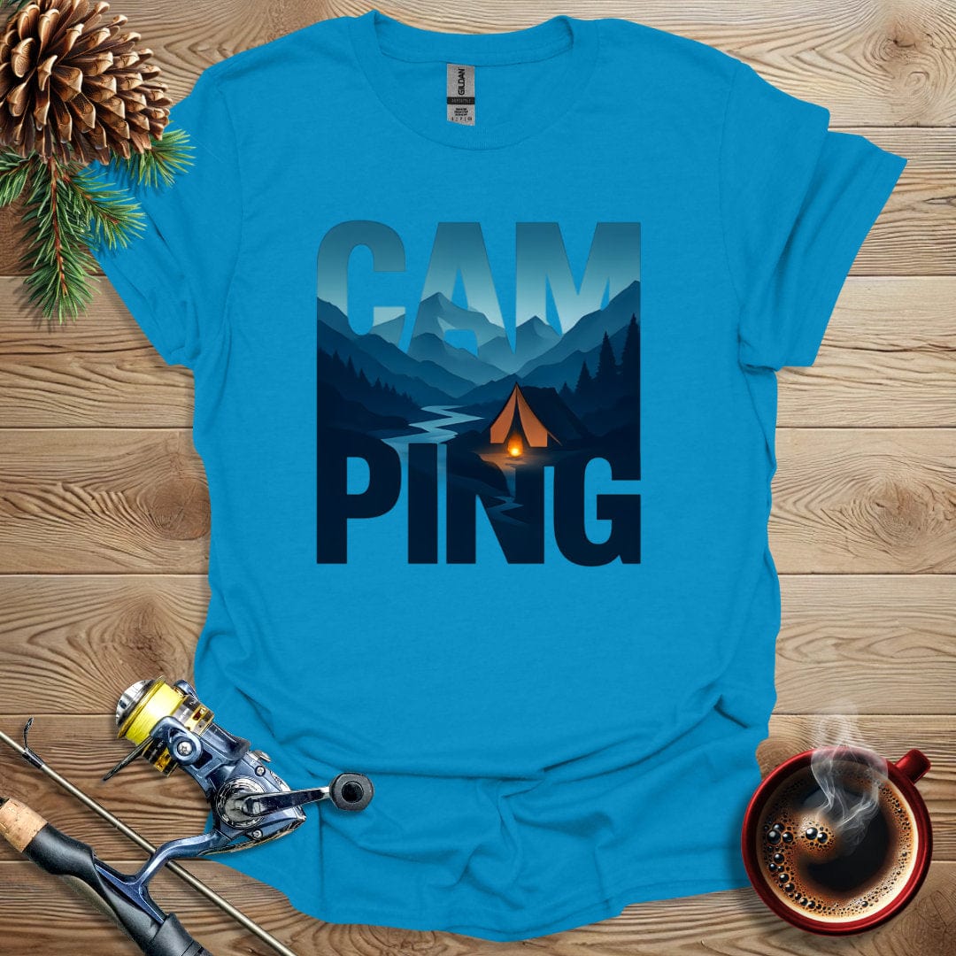 Printify T-Shirt Sapphire / S Cam-Ping T-Shirt