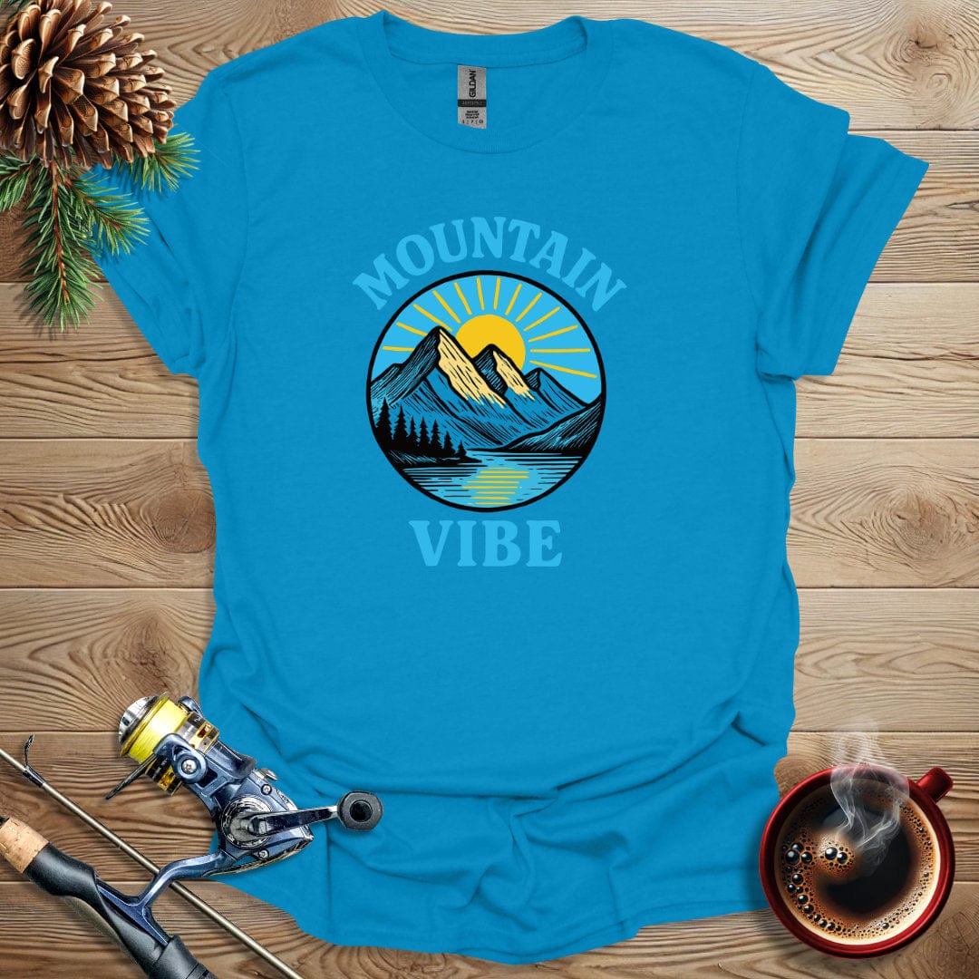 Printify T-Shirt Sapphire / S Mountain Vibe T-Shirt