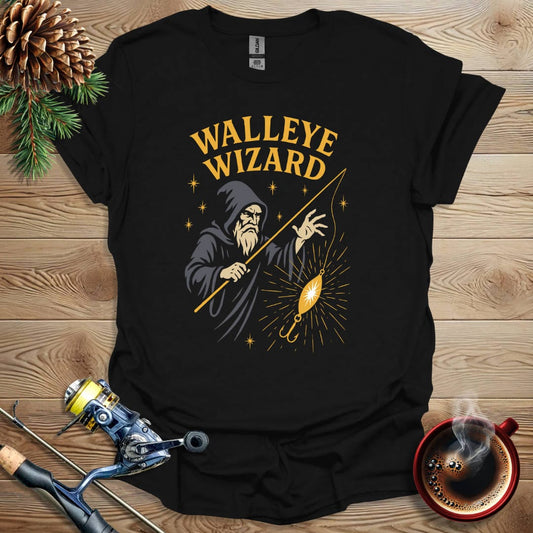 Printify T-Shirt Walleye Wizard T-Shirt