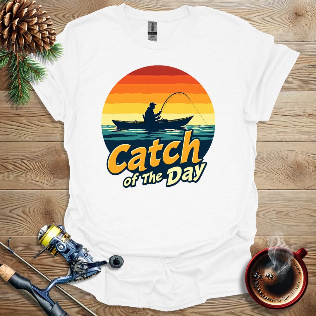 Printify T-Shirt White / S Catch Of The Day T-Shirt